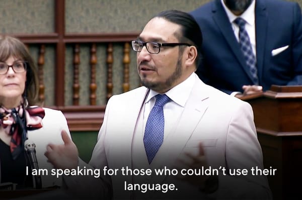 canada lawmaker indigenous language speech sol mamakwa ontario
