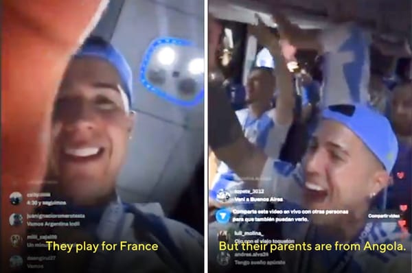 Argentina’s Football Team Was Caught Chanting A Racist Song Against France’s Team, Causing A Controversy