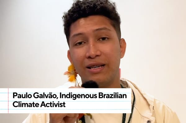 paulo galvao brazil indigenous climate activist justice unesco world press freedom day