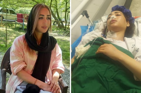 iran woman shot paralyzed hijab law arezoo badri