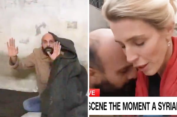cnn clarissa ward free syria prisoner staged