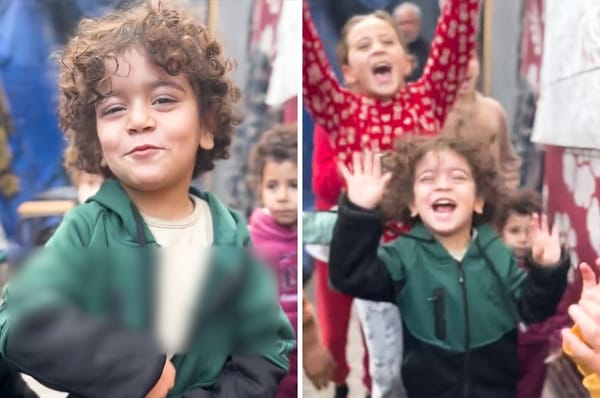 gaza children celebrate ceasefire