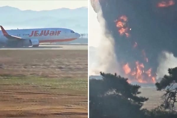 south korea plane crash jeju airlines muan