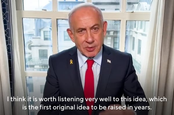 netanyahu trump take over gaza original idea