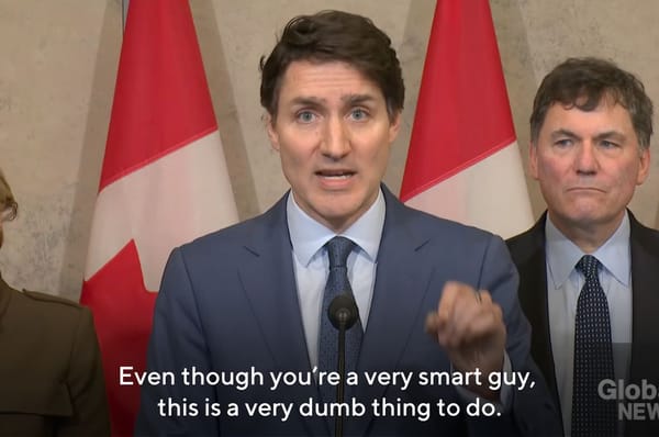 canada trudeau trump trade war dumb