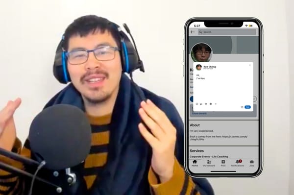 ken cheng linkedin comedian troll