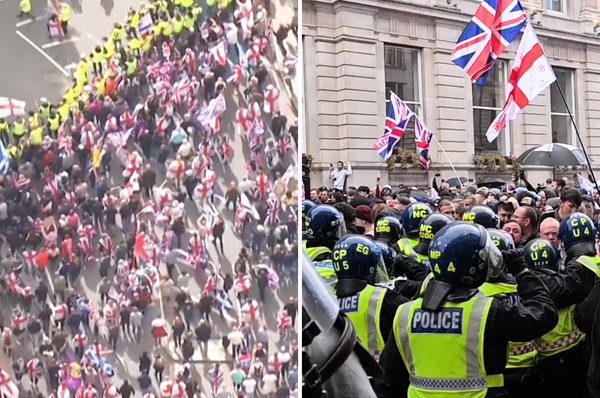 uk far right anti immigration protest london tommy robinson