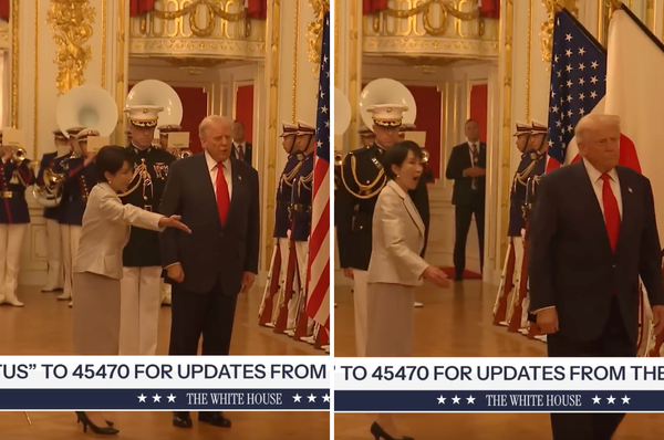 trump japan woman prime minister sanae takaichi confused