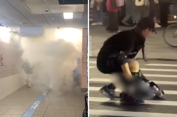 taiwan taipei stabbing metro station zhongshan