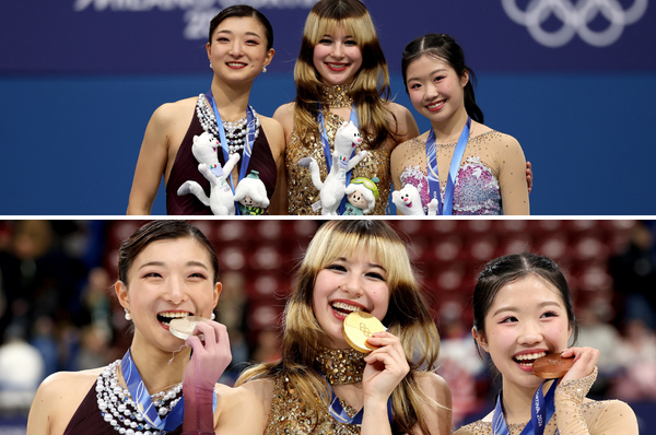 milan olympics free skate all asian women podium