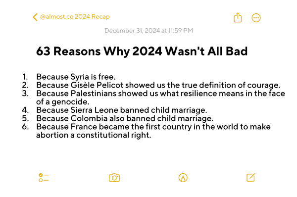 2024 good news reasons