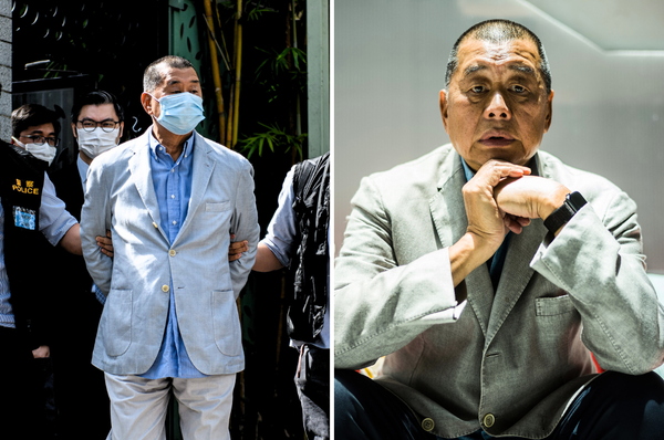 jimmy lai sentenced 20 years prison hong kong