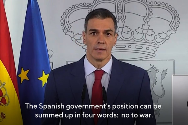 trump threaten cut trade spain sanchez no war