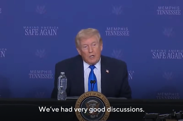 trump us iran negotiation end war denied