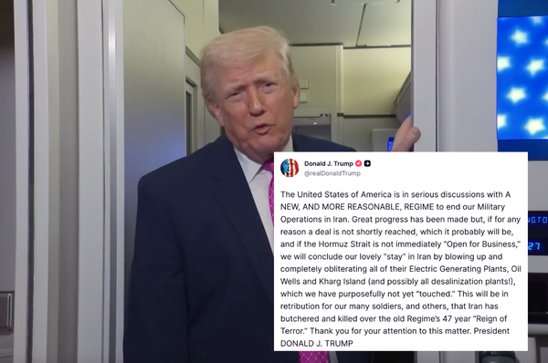 trump iran negotiation obliterate oil hormuz strait