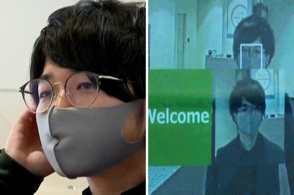 japan mask facial recognition