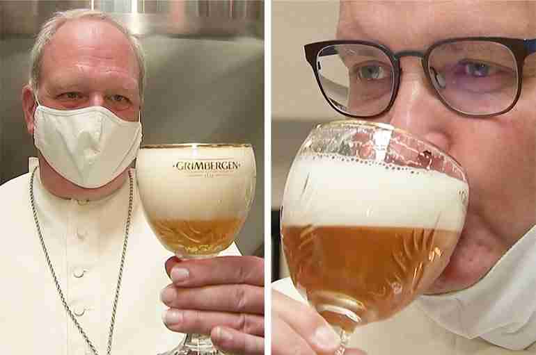 belgian monks beer grimbergen