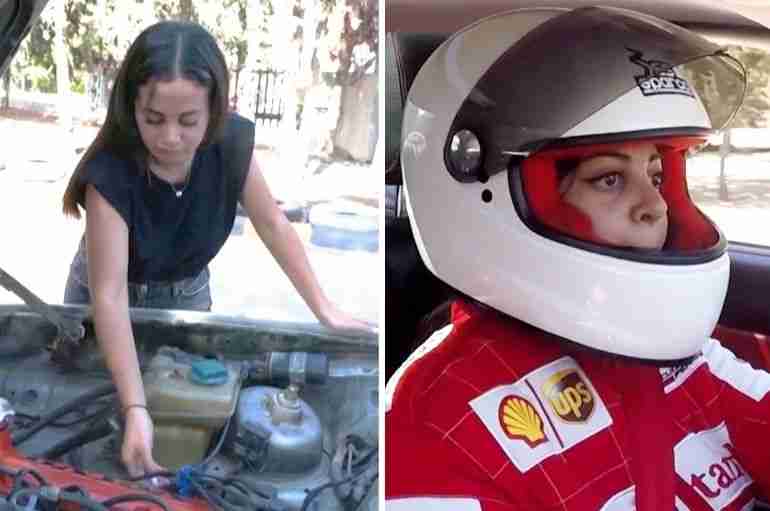 jordan tazani-motorsports youngest woman inspector