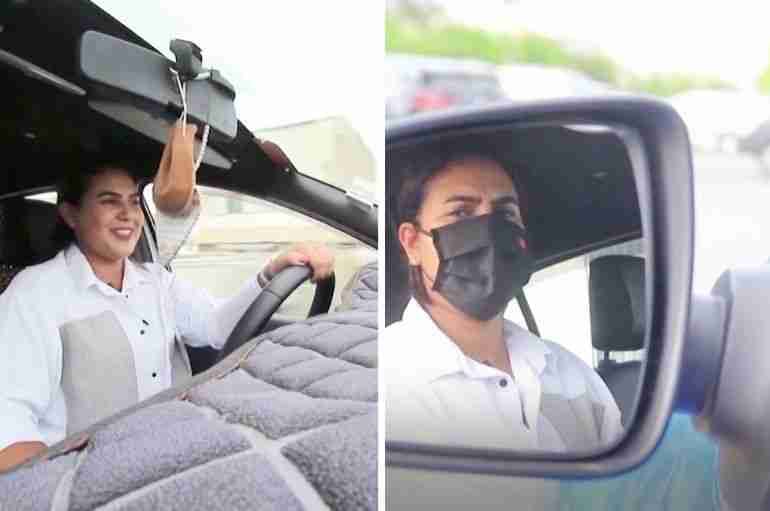 souad hdidou morocco woman taxi driver rabat