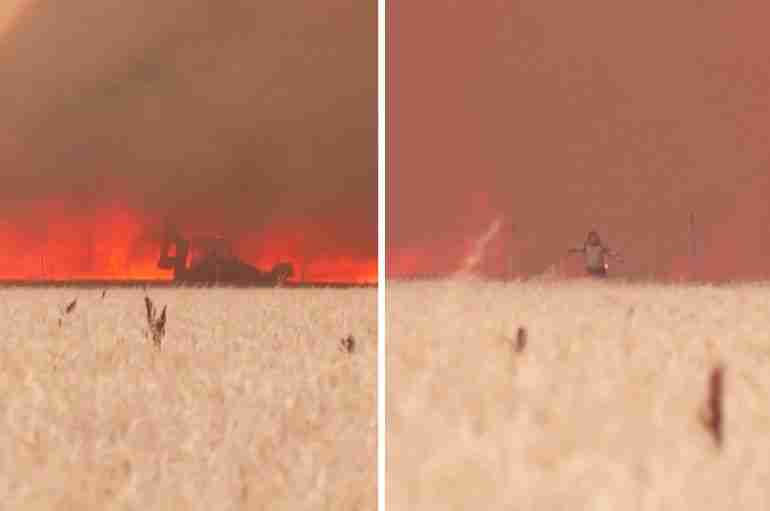 spain wildfires man burned zamora