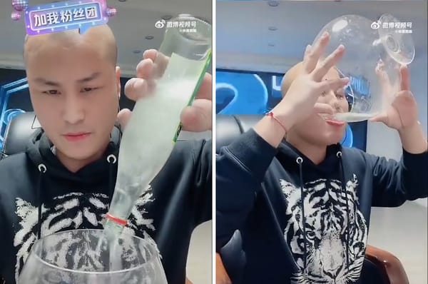 chinese influencer dead drinking douyin