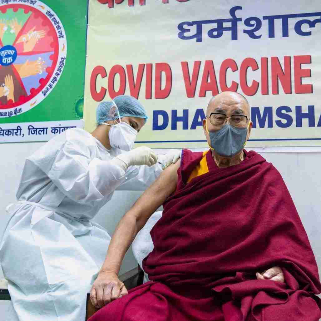 The Dalai Lama Has Received The First Shot Of The Covid-19 Vaccine