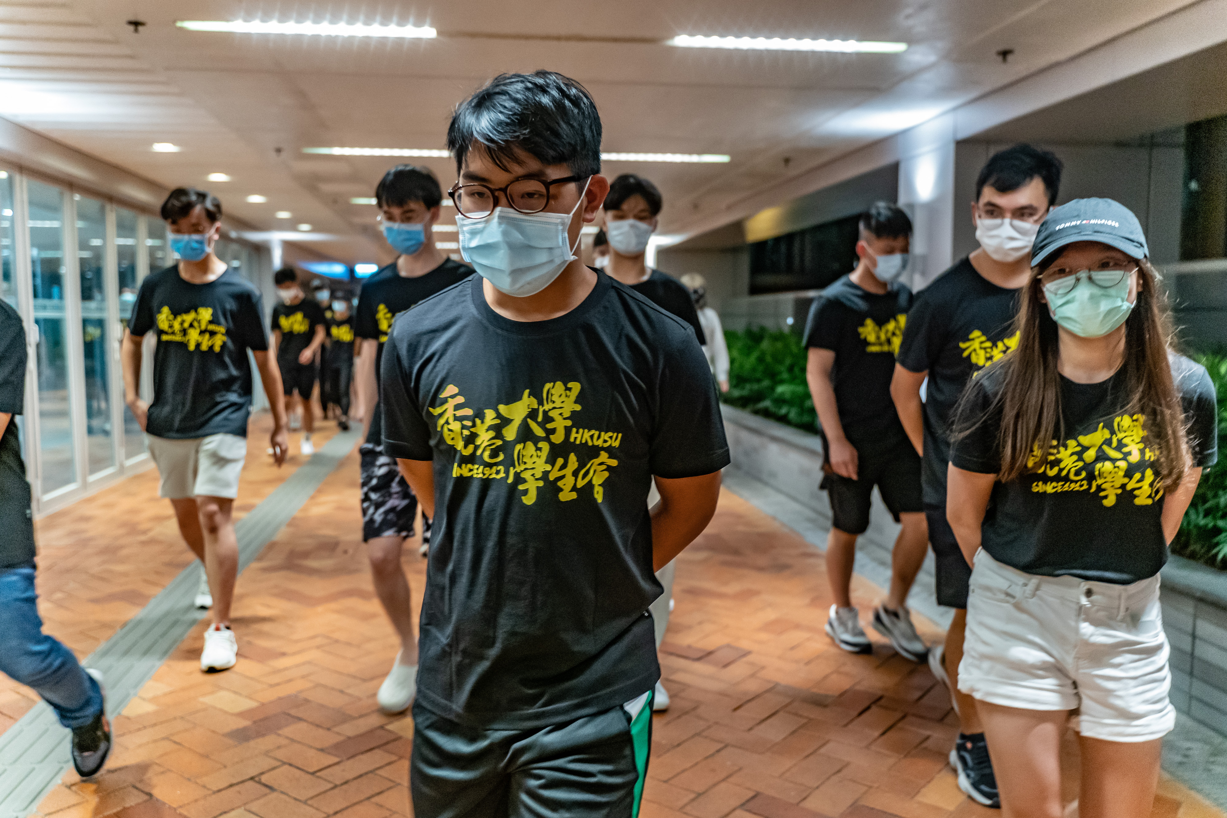 hong kong students arrest terrorism july 1