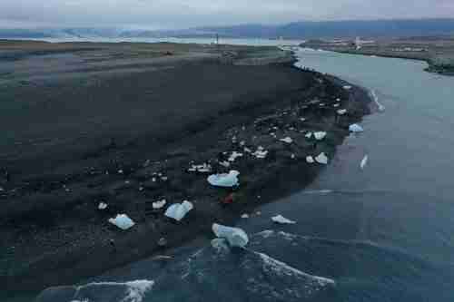 Iceland glaciers melting due to global warming