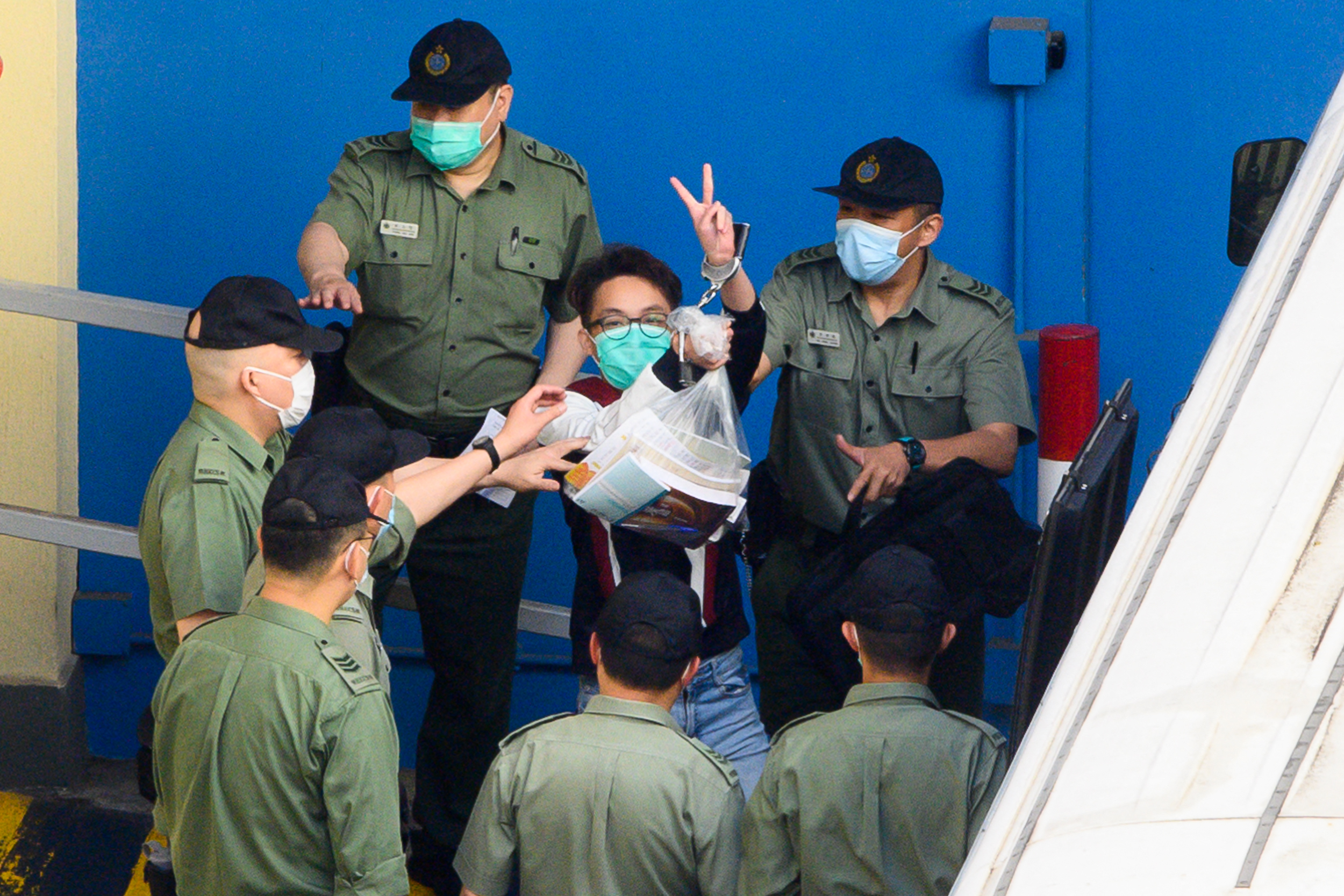  hong kong tiananmen jailed