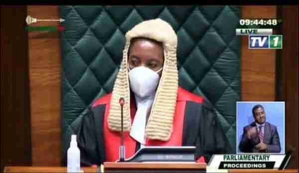 nelly mutti zambia first woman parliament speaker