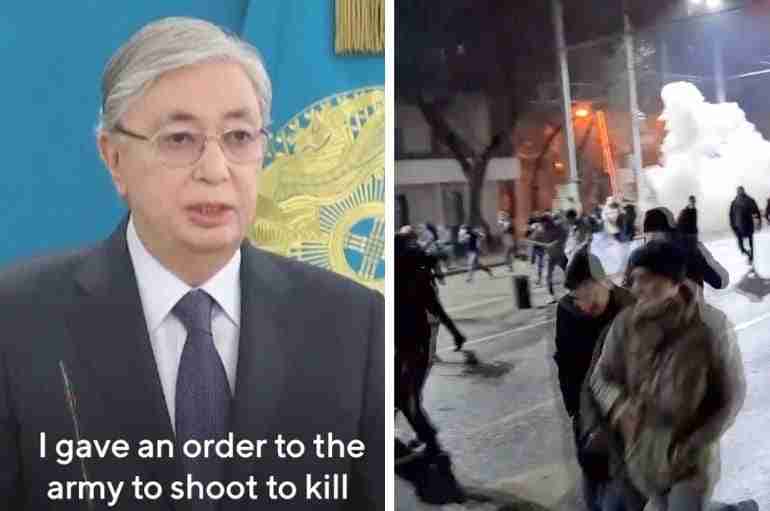 Kazakhstan’s President Told Troops To “Shoot To Kill” Anti-Government Protesters And At Least 164 People Are Dead