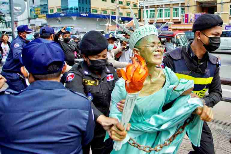 cambodia theary seng lawyer treason jail