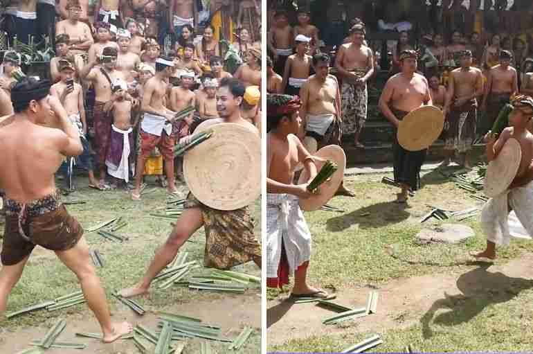 Did You Know There’s A Festival In Bali Where People Fight Each Other With Pandan Leaves?