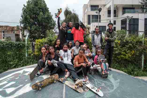 ethiopia girls skateboarding addis ababa