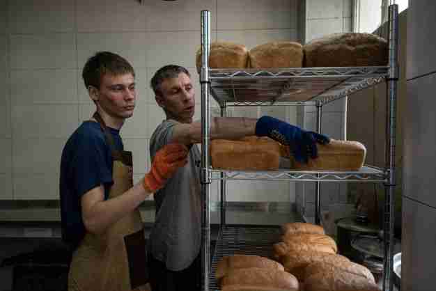 kyiv bakery disabilities bread donation ukraine