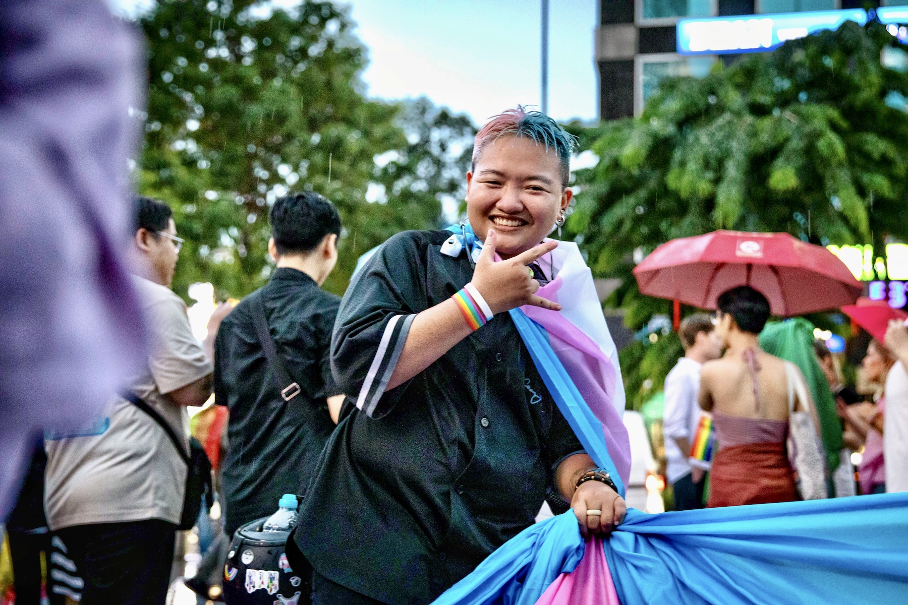 vietnam hanoi pride 2022 trans flag