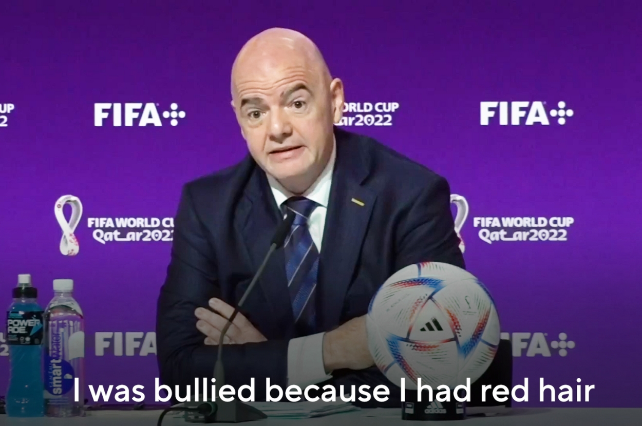 FIFA’s Swiss-Italian President Said He Has Been Discriminated Against Like Migrant Workers and LGBTQ People
