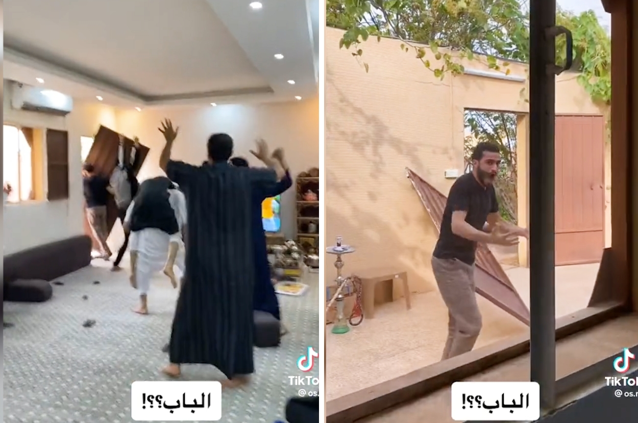 This Saudi Soccer Fan Was So Happy About His Team’s Shock Upset Over Argentina He Ripped The Door Off