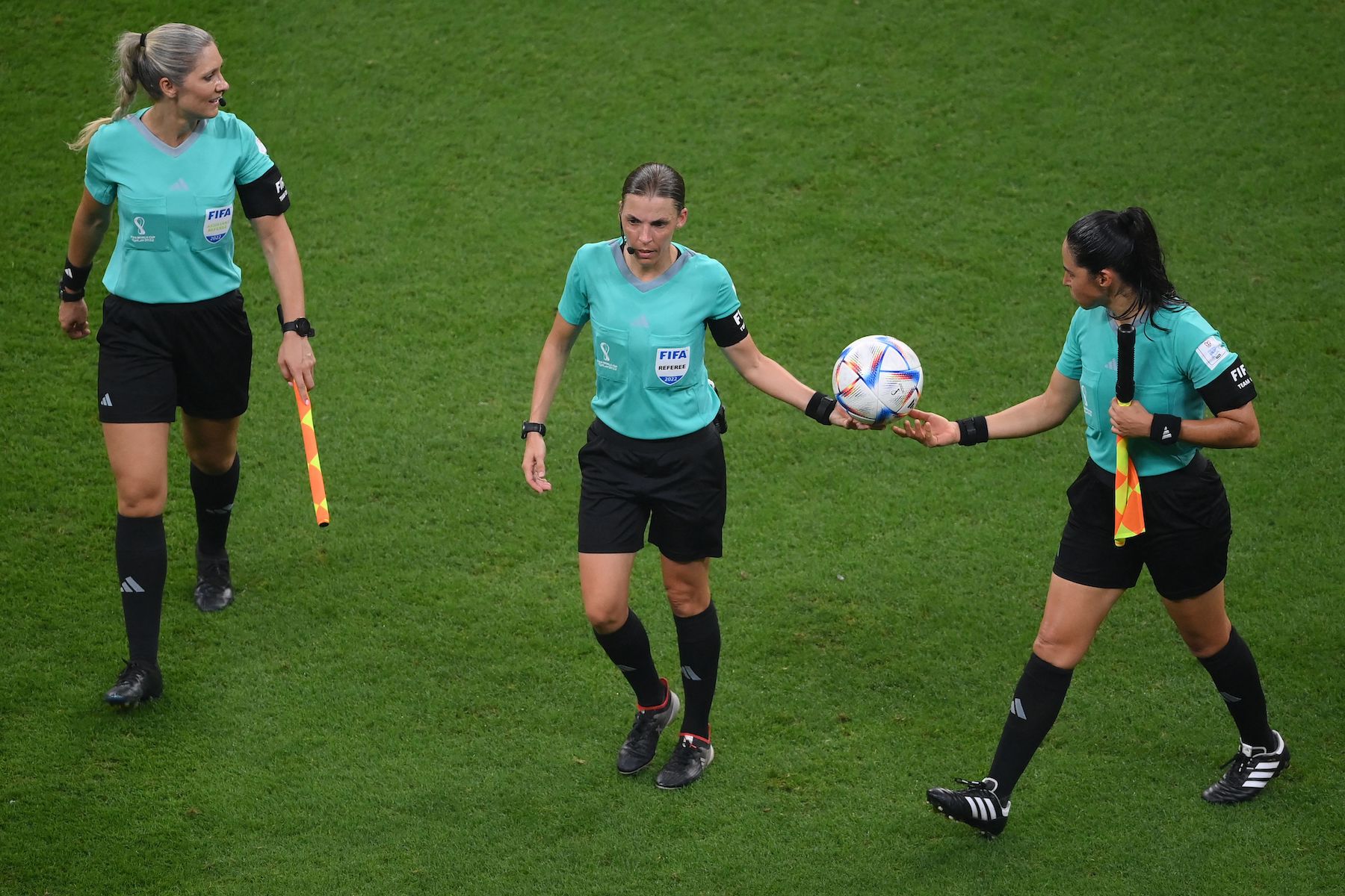 For The First Time In History, The World Cup Featured An All-Women Referee Team