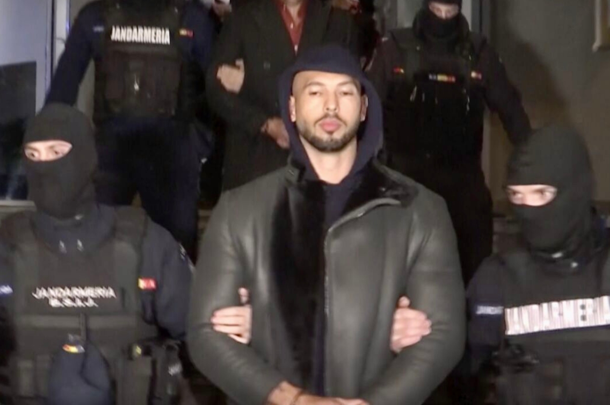 Misogynistic Influencer Andrew Tate Has Been Arrested In Romania For Alleged Human Trafficking And Rape