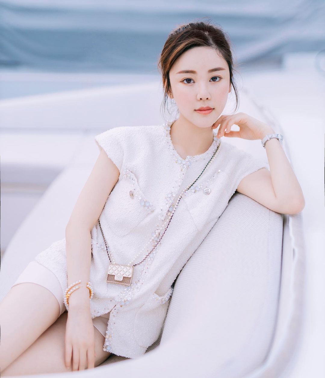 A model photo of Abby Choi, a Hong Kong influencer