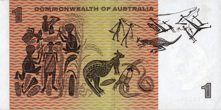 australia new 1 banknote