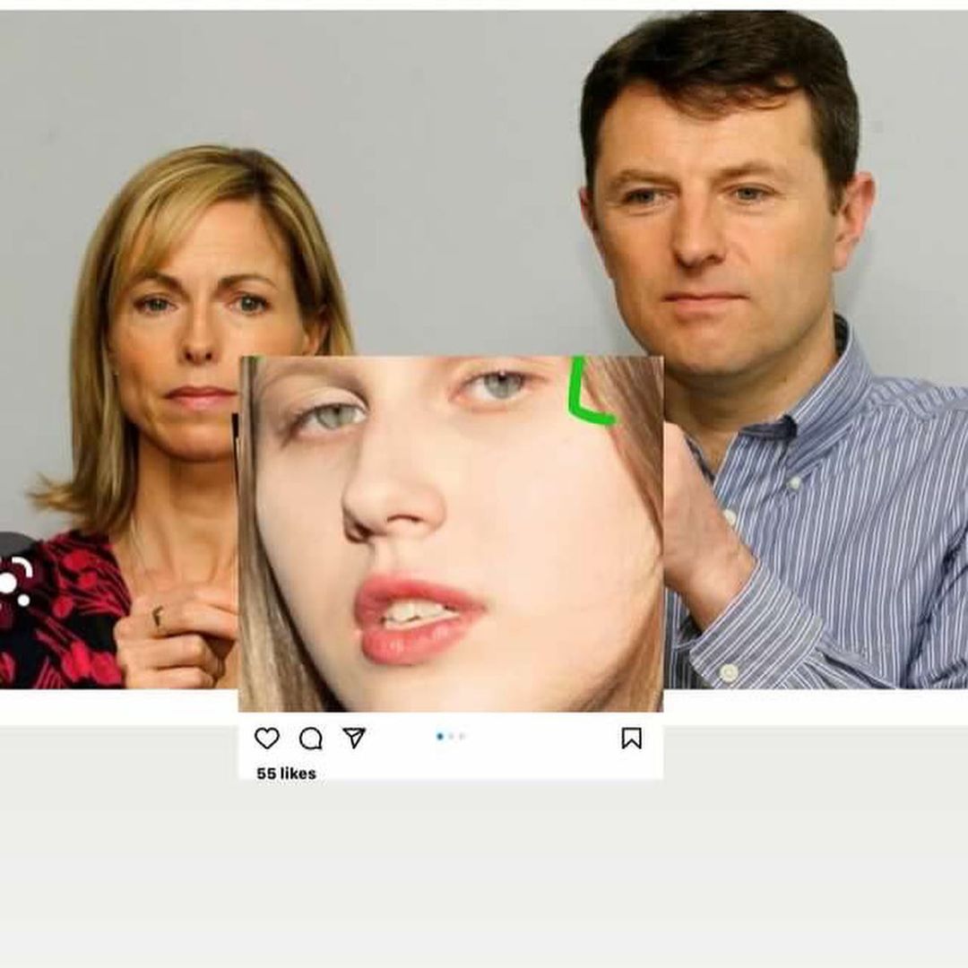 polish woman julia put her picture together with madeleine mccann's parents to show their similarities in appearance