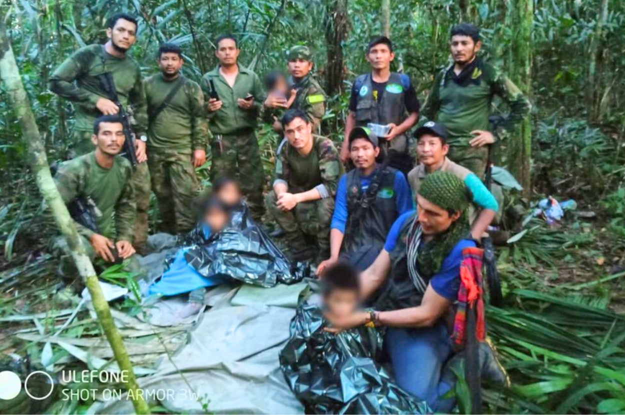 Four Indigenous Children Have Been Found Alive After Surviving 40 Days In The Colombian Jungle Following A Plane Crash