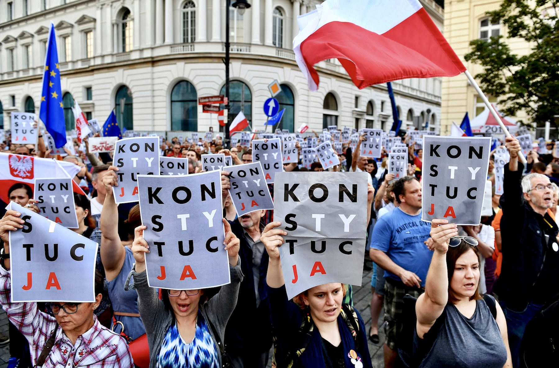 Poland’s Huge, Unprecedented Anti-Government Protests, Explained
