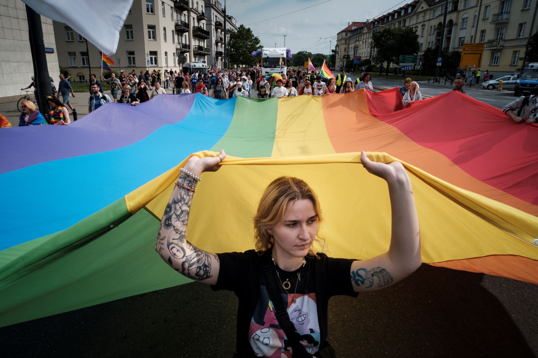 People In Poland Held A Huge Pride March To Demand The Right-Wing Government Stop Attacking LGBTQ Rights