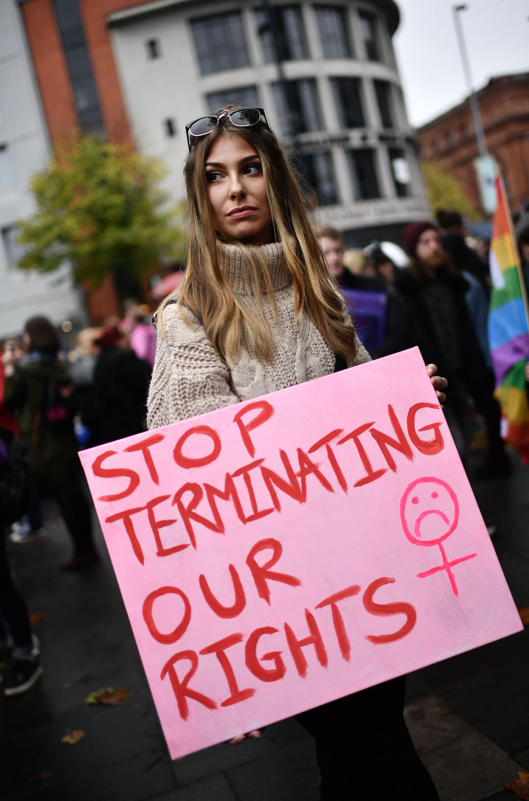 Irish protest on Abortion rights