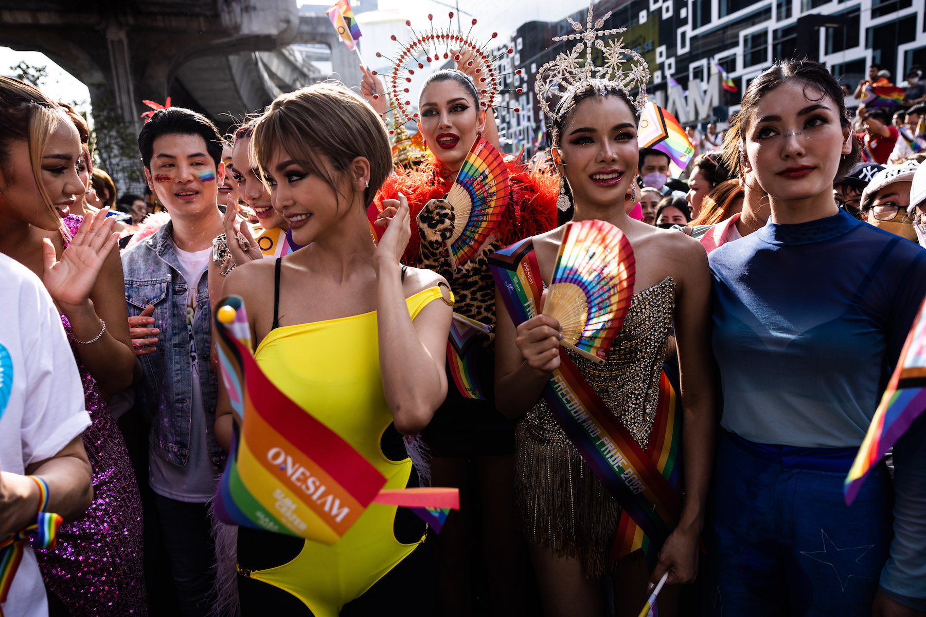 Drag queens attend Thailand's Bangkok pride march