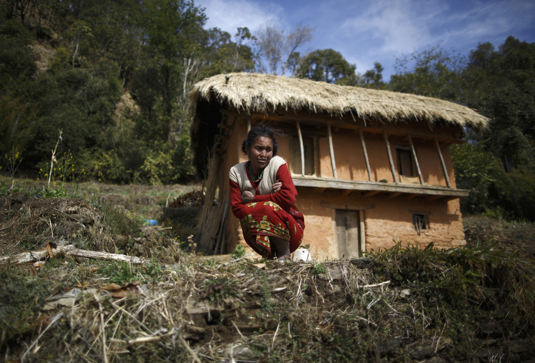nepal woman period shed banish died