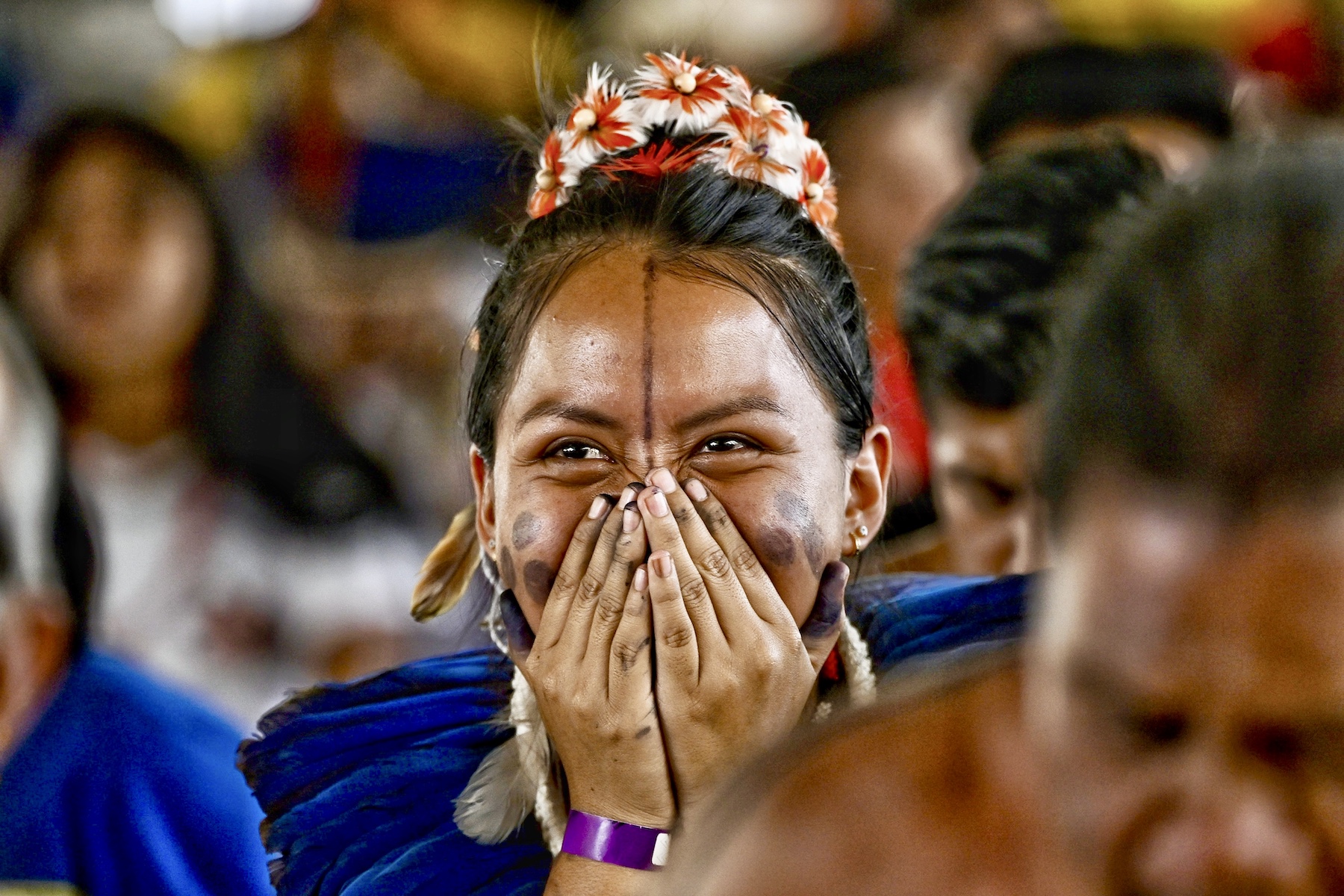 brazil indigenous girl xokleng land ruling happy